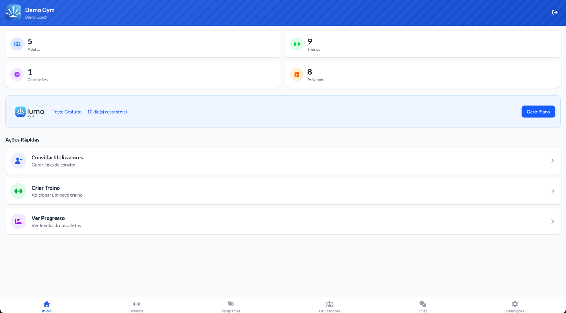Vis&atilde;o Geral do Lumo